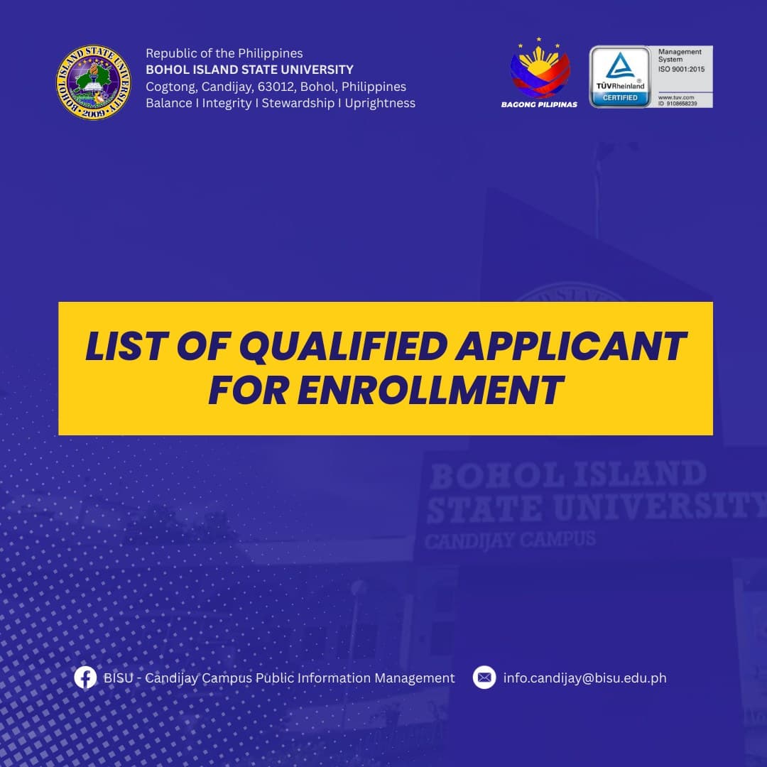list of qualified applicant